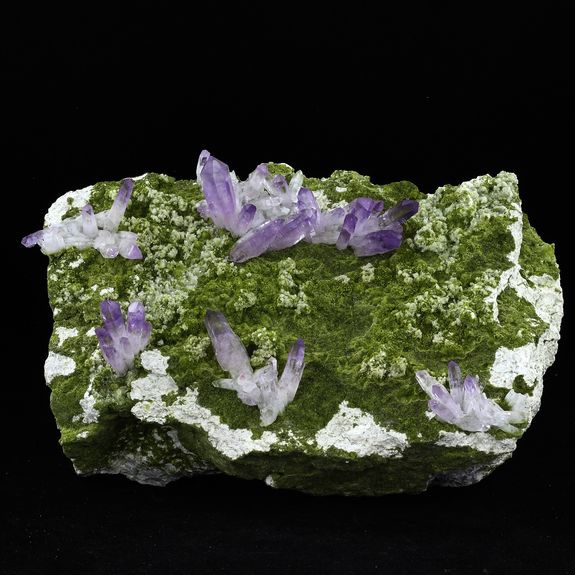 Amethyst + Epidote.