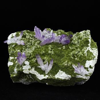Amethyst + Epidote.
