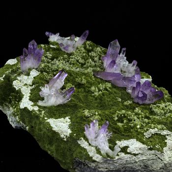 Amethyst + Epidote.