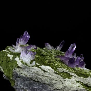 Amethyst + Epidote.