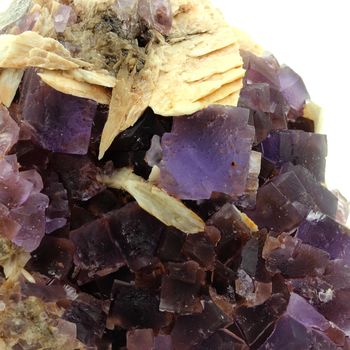 Fluorite + Baryte + Quartz. 4836.0 ct.