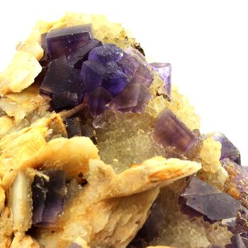 Fluorite + Baryte + Quartz. 2441.0 ct.