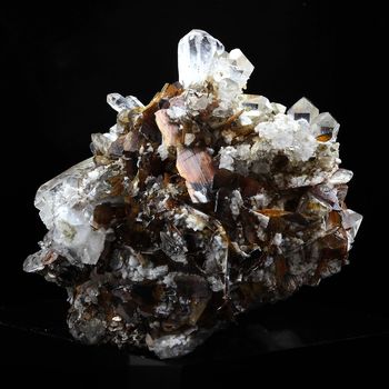 Quartz + Brookite. 405.0 ct.
