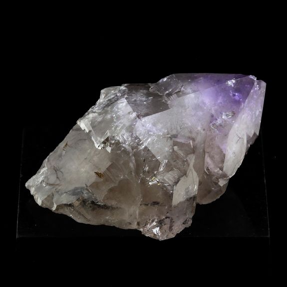 Smoky quartz Amethyst scepter.