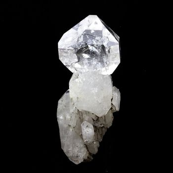 Quartz fenêtre sceptre. 21.0 ct.