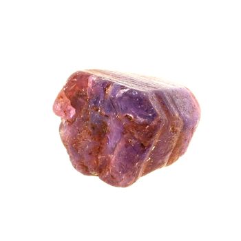 Corindon Polychrome (Rubis + Saphir). 4.06 ct.