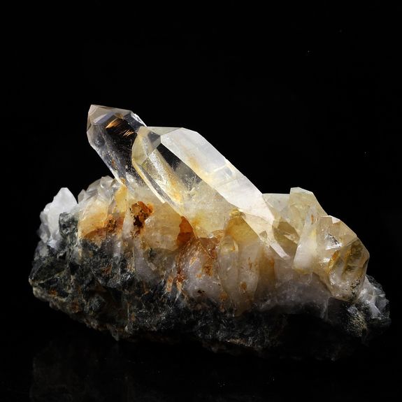 Quartz, Chlorite.