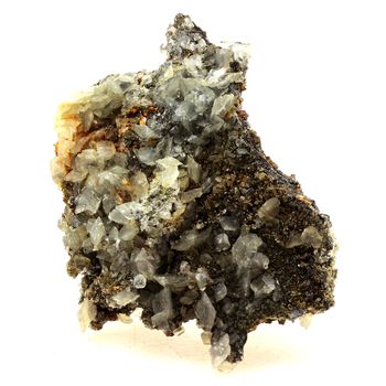 Sphalerite + Calcite.