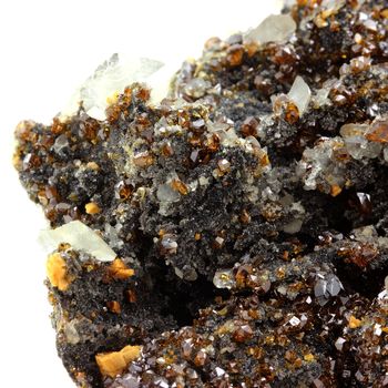 Sphalerite + Calcite.