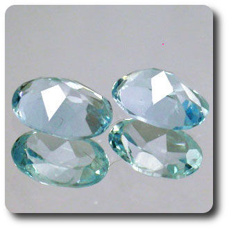 1.80CT. 2 pcs BLUE TOPAZ