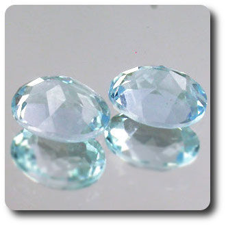 3.30CT. 2 pcs BLUE TOPAZ