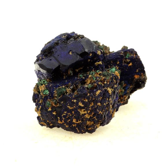 Chessylite (Azurite) + Cuprite. 175.5 ct.