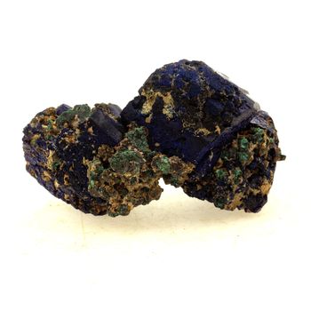 Chessylite (Azurite) + Cuprite. 175.5 ct.