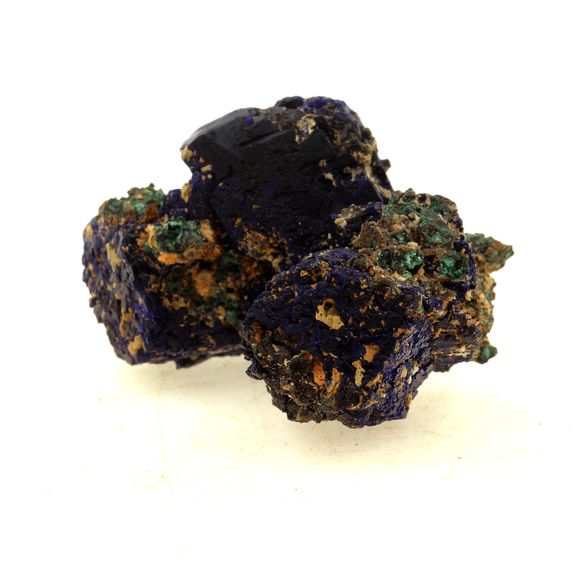 Chessylite (Azurite) + Cuprite. 175.5 ct.
