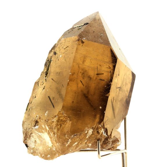 Quartz fumé + Tourmaline. 1511.0 ct.