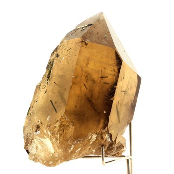 Quartz fumé + Tourmaline. 1511.0 ct.