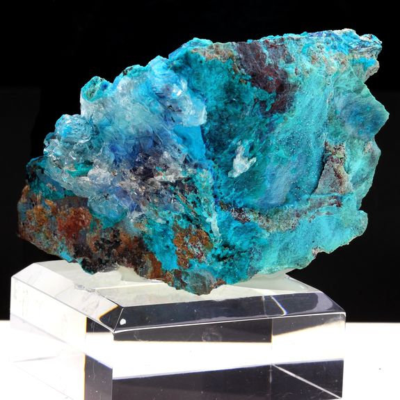 Dioptase, Quartz, Shattuckite. 1513.5 ct.