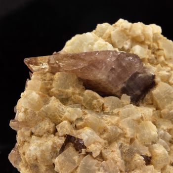 Prehnite + Axinite. 120.5 ct.