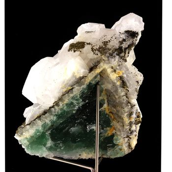 Calcite, Pyrite, Fluorite.