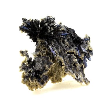 Calcite + Stibnite.