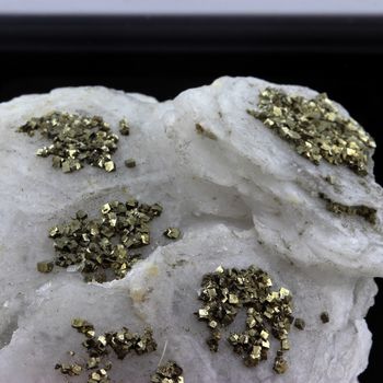 Calcite, Pyrite.