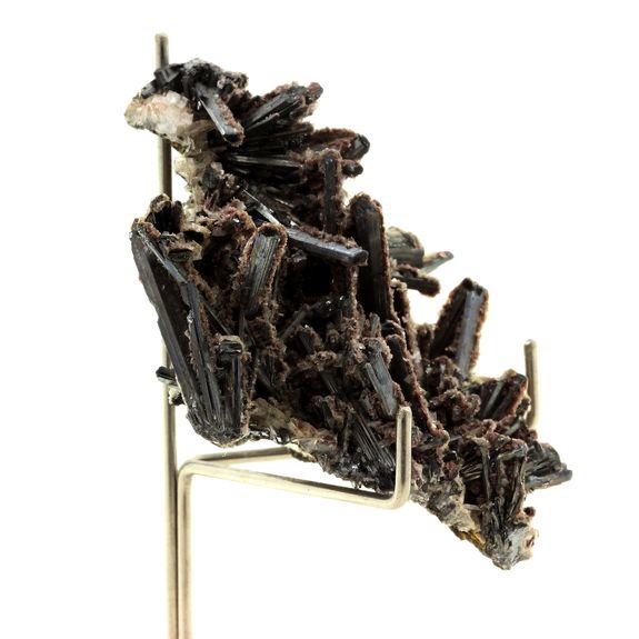 Baryte + Stibnite.