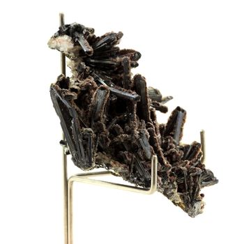 Baryte + Stibnite.