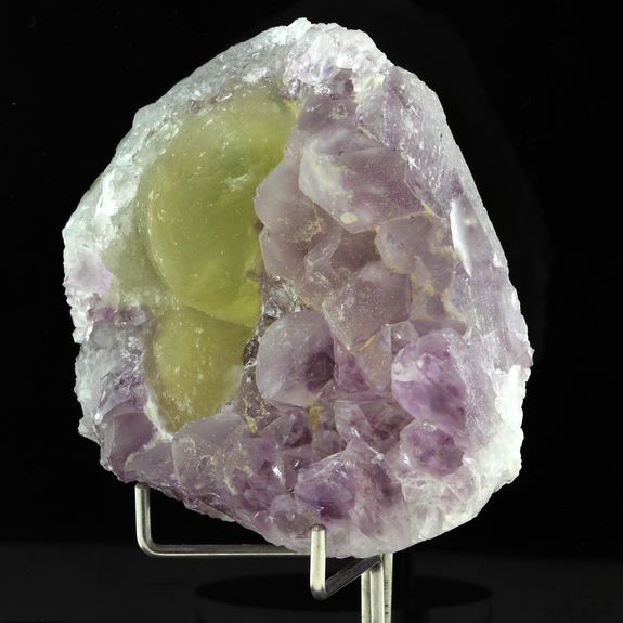 Fluorite + Amethyst.