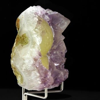 Fluorite + Amethyst.