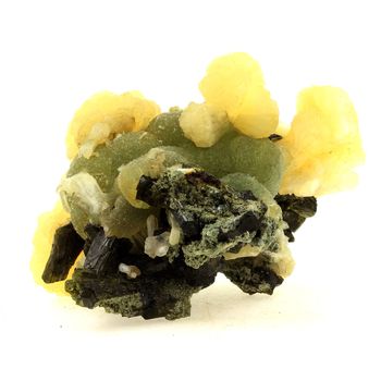 Prehnite, Stilbite, Epidote. 841.0 ct.