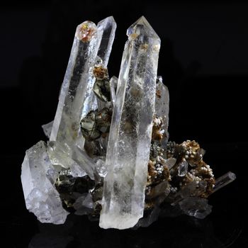 Quartz + Pyrite.