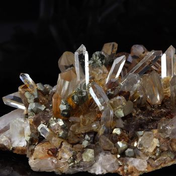 Quartz + Pyrite.