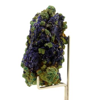 Chessylite (Azurite) + Cuprite.