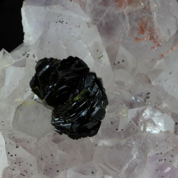 Quartz Améthyste + Epidote. 553.00 ct.