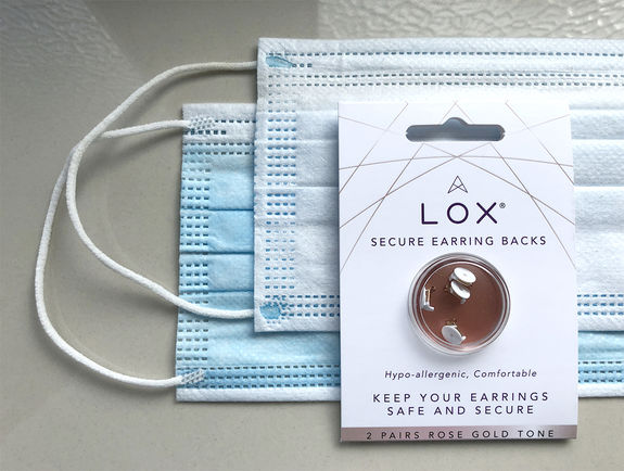 Fermoir sécurisé Boucles d'oreille hypoallergénique LOX, Aloxia.