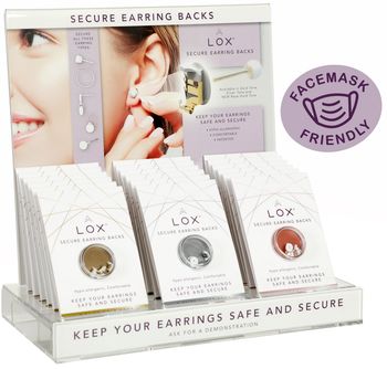 Fermoirs Sécurisés Pour Boucles D'oreilles LOX – Hypoallergéniques, Argent Ou Or | Évite La Perte, Facile à Utiliser | 2 Paires - 11