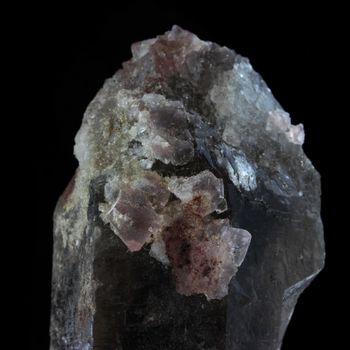 Smoky Quartz + Fluorite.