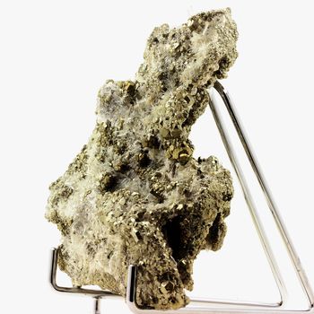 Pyrite + Quartz. 7339.0 ct.