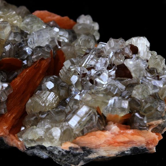 Cerusite, Baryte, Galena. 1060.0 ct.