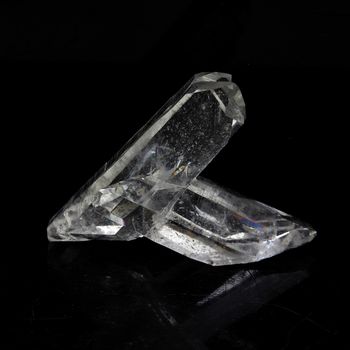 Quartz biterminé. 18.0 ct.