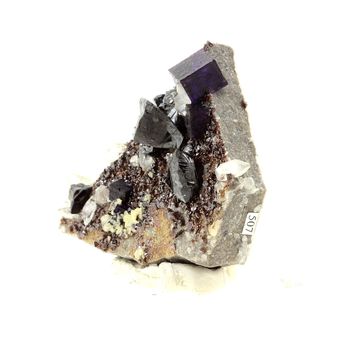 Fluorite + Calcite + Sphalerite. 1018.5 ct.