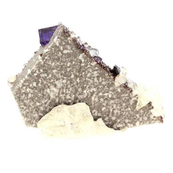 Fluorite + Calcite + Sphalerite. 1018.5 ct.