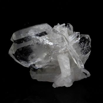 Quartz à âme (faden quartz). 20.0 ct.
