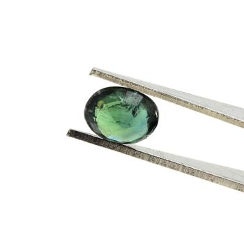 1.93 cts SAPHIR BLEU VERT. Non Chauffé