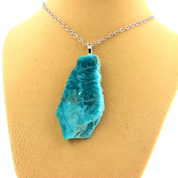 Collier Amazonite. 41.07 ct.