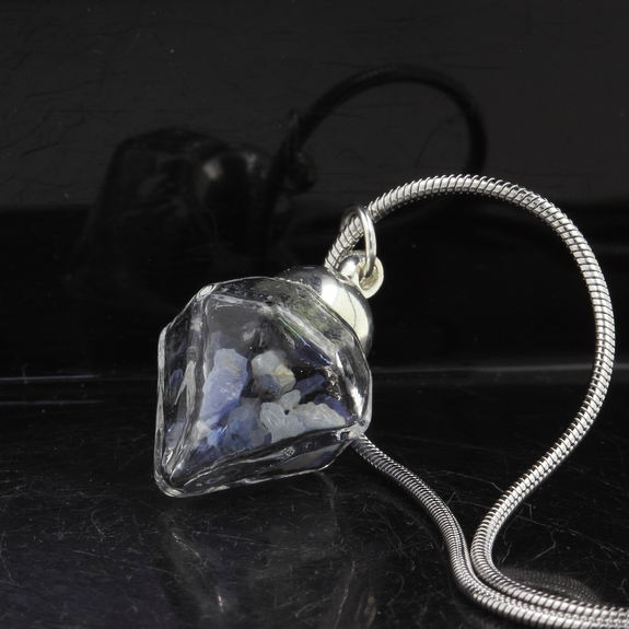 Raw Benitoite Diamond model - Main Image