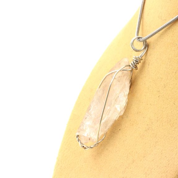 Collier Kunzite brut.
