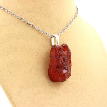 Raw Carnelian Necklace. 31.25 ct.