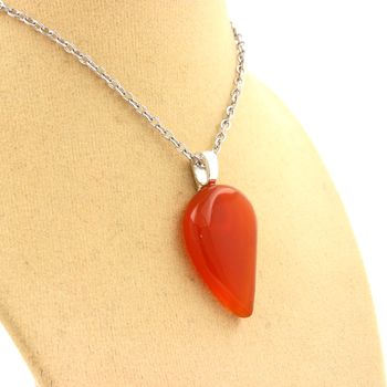 Collier Cornaline. 18.96 ct.