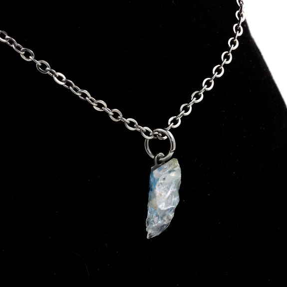 Raw Euclase Necklace. 4.40 ct.